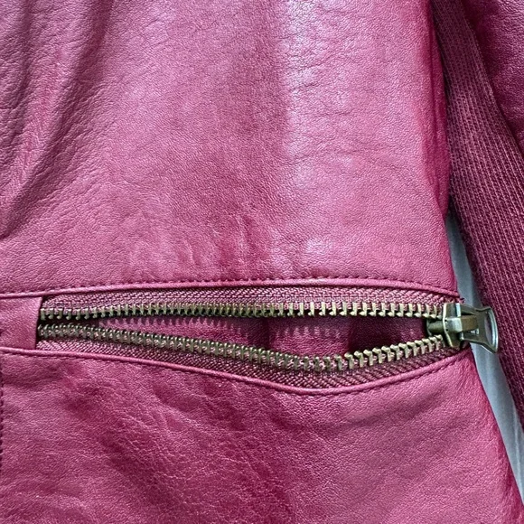 Anthropologie Deep Red Jacket - Picture 8 of 10